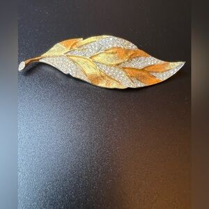SARAH COVENTRY Vintage Leaf Brooch